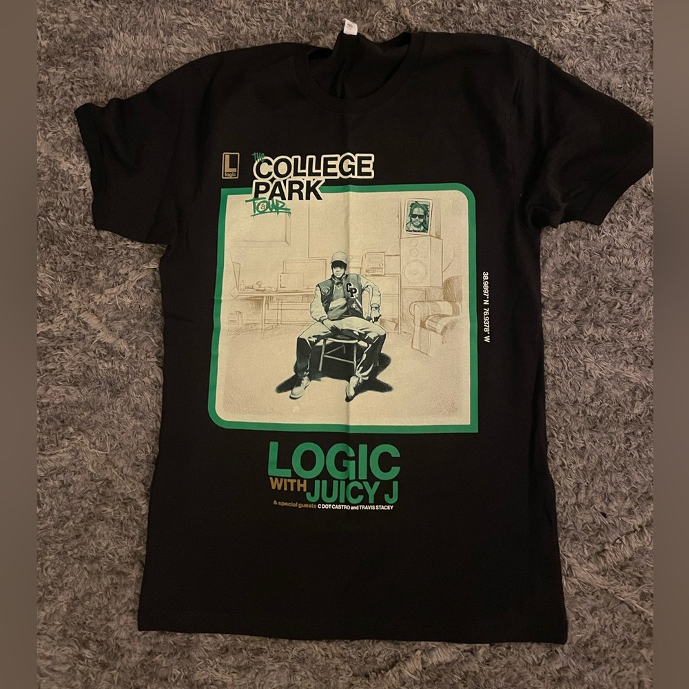 Logic and Juicy J concert shirt